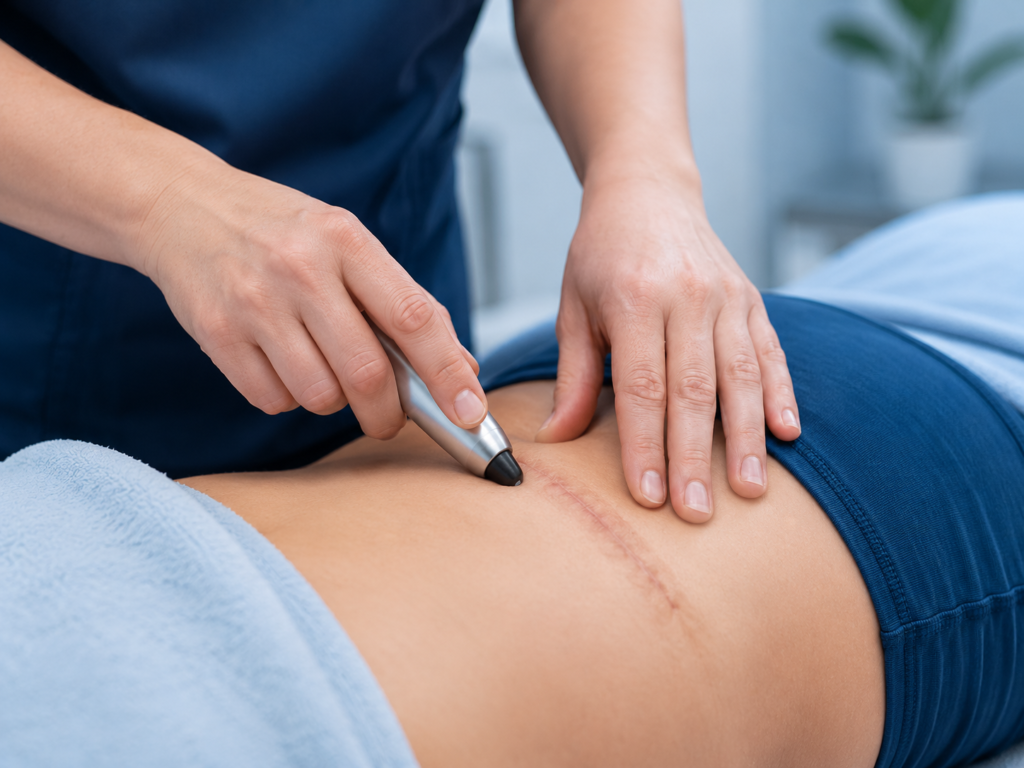 Myofascial Point Stimulation (MPS) scar therapy